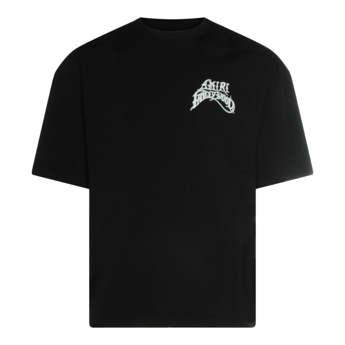 Amiri Black Short-Sleeve T-Shirt With Graphic Logo Detail
