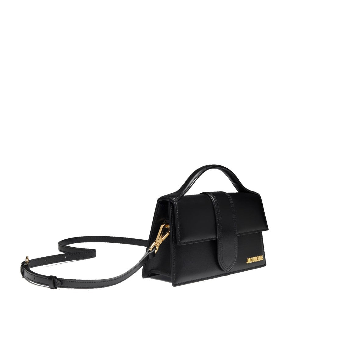 Jacquemus Le Grand Bambino Leather Bag - Gold Logo