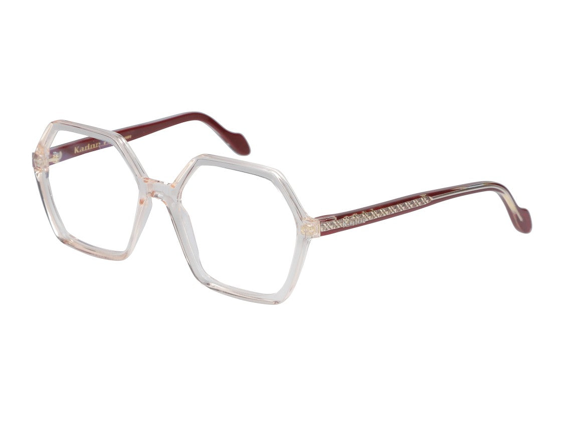 Kador Gold Exagon Glamour Hexagonal Eyeglasses