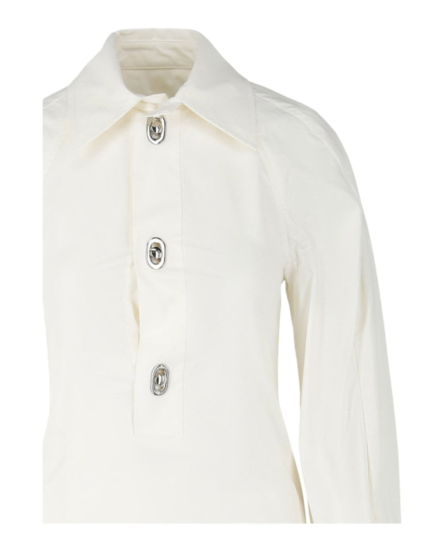 Bottega Veneta Collared Shirt Dress