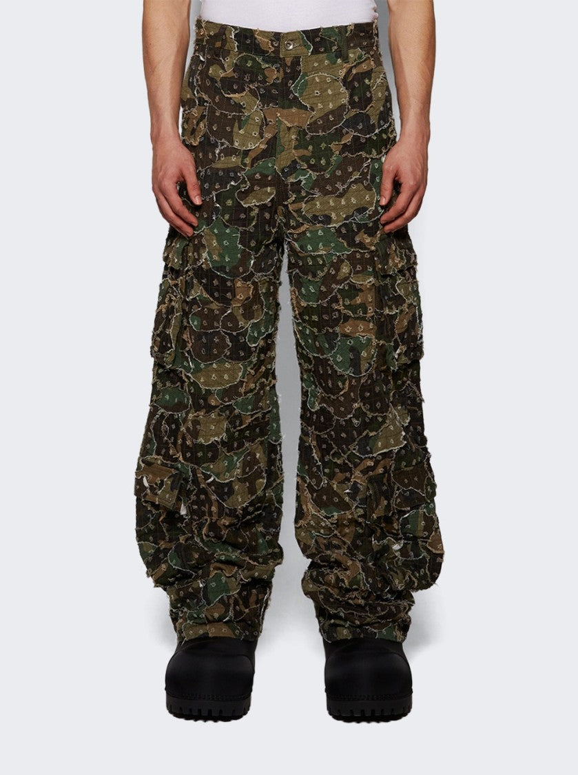 Who Decides War Micro Distressed Cargo Pant - Olive