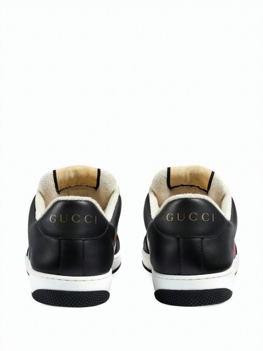 Gucci Low-Top Sneakers With Iconic Webbing