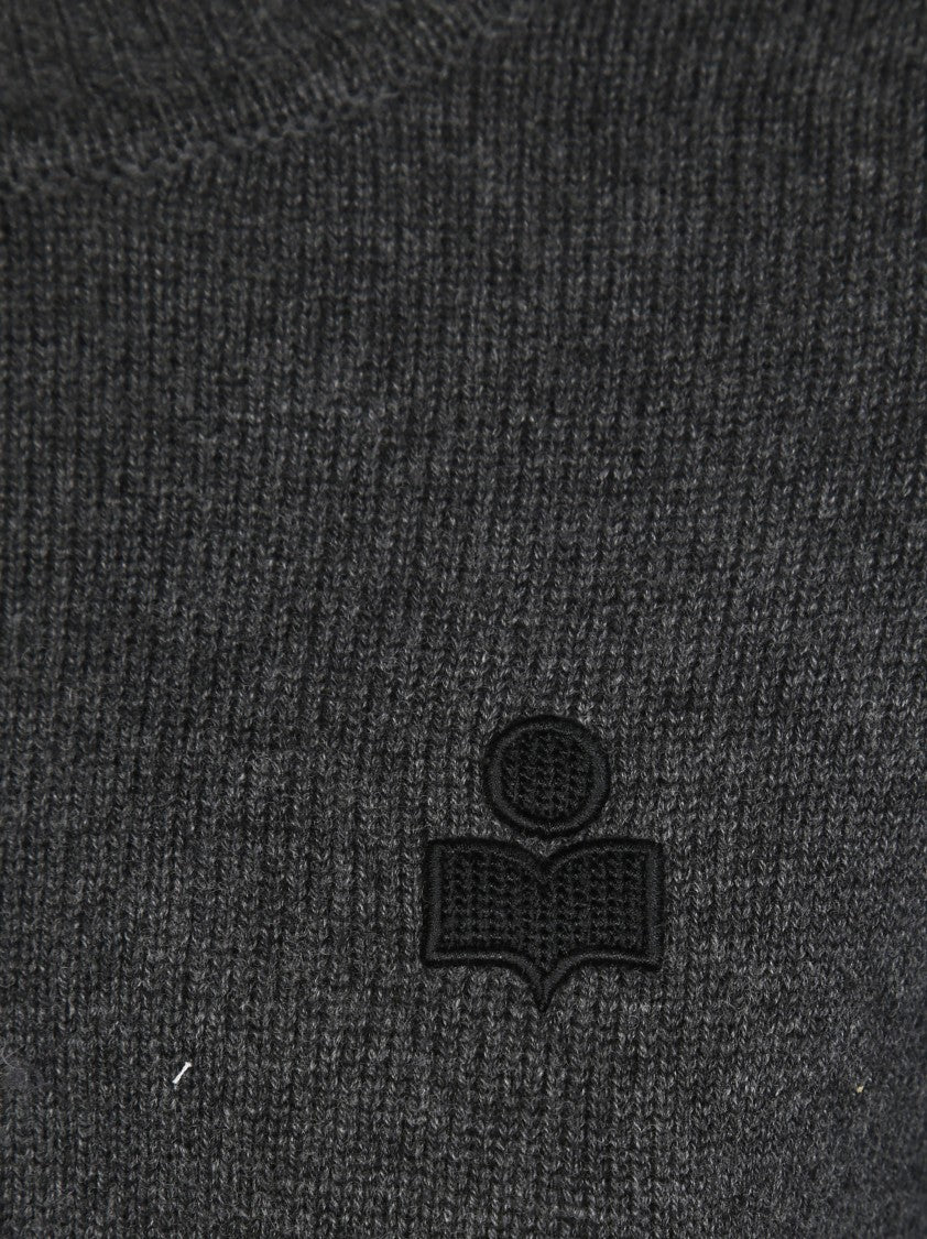 Isabel Marant Étoile Classic Black Pullover With Ribbed Details