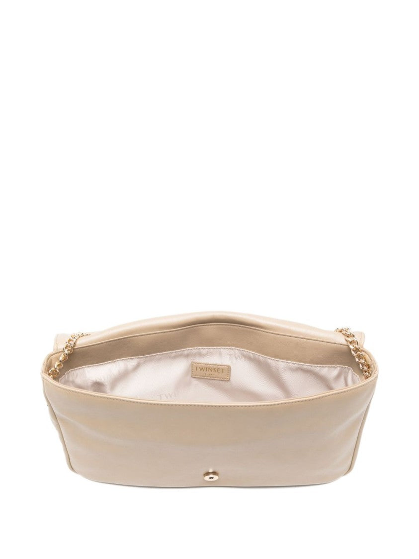 Twin-Set Structured Neutral Twin-Set Handbag