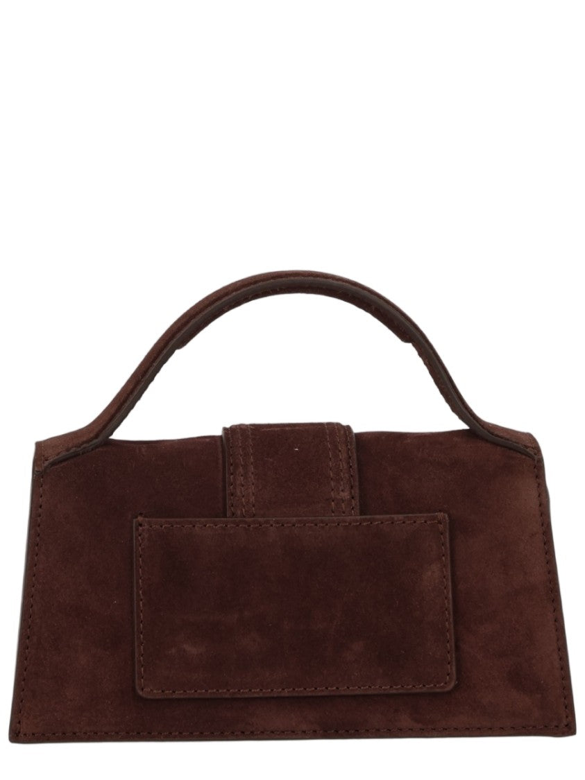 Jacquemus Brown Suede Rectangular Detachable Strap Tote Bag