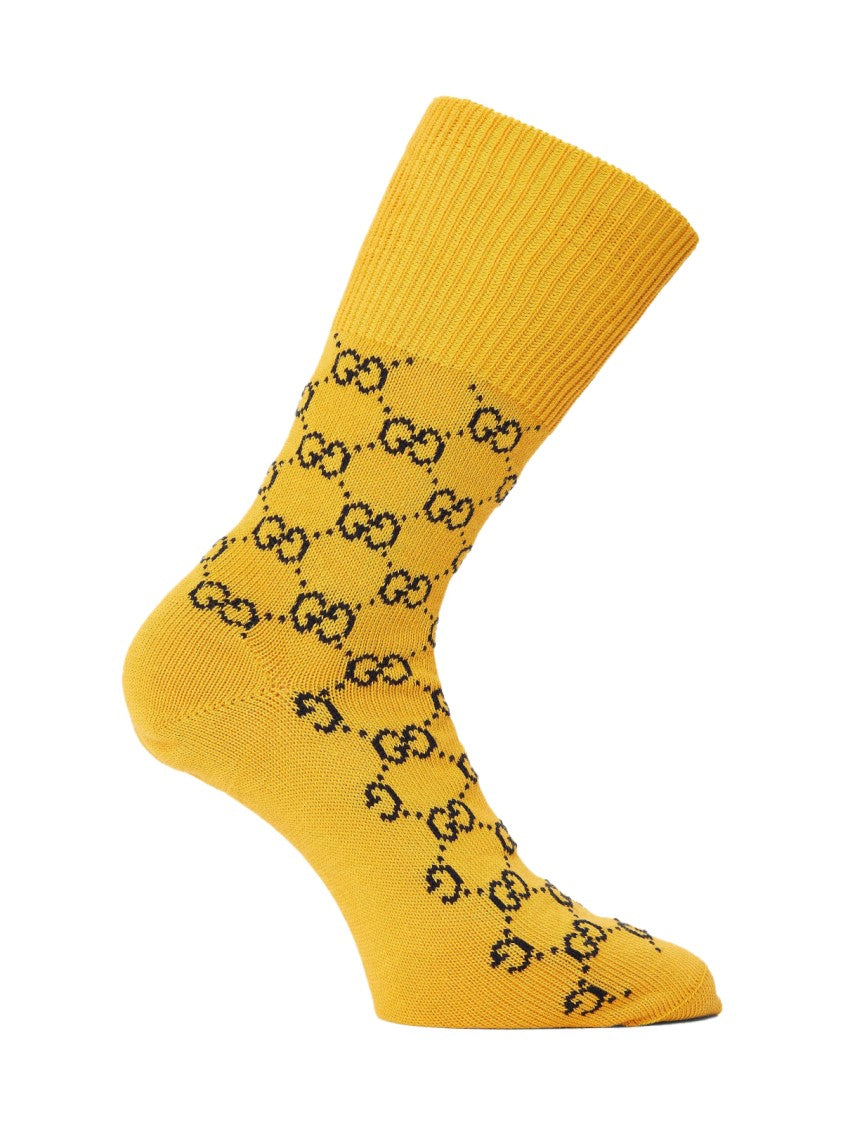 Gucci Monogram Logo Socks
