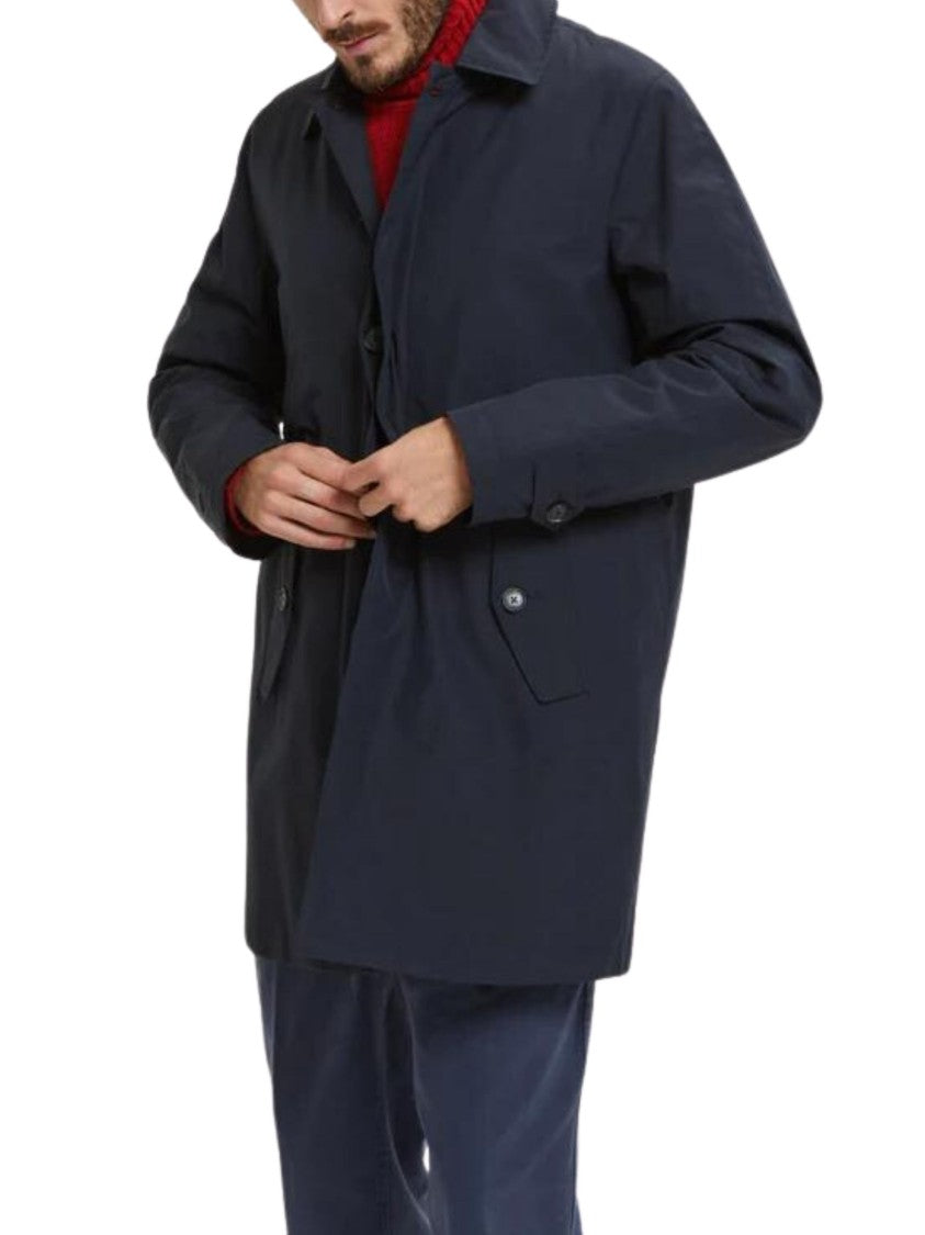 Baracuta Blue Shirt-Style Collar Jacket