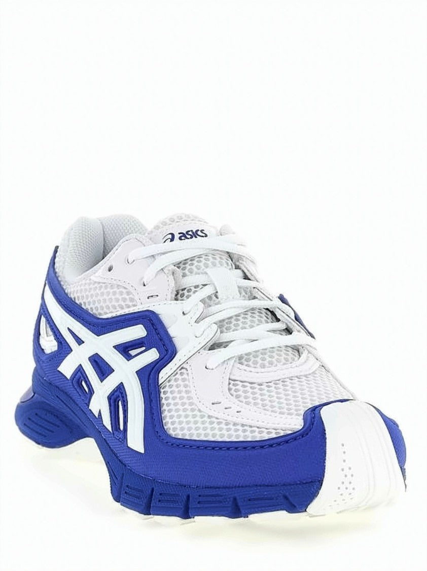 Comme Des Garçons White Breathable Mesh Synthetic Leather Sneakers