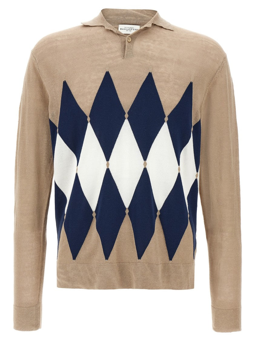 Ballantyne 'Argyle' Polo Shirt