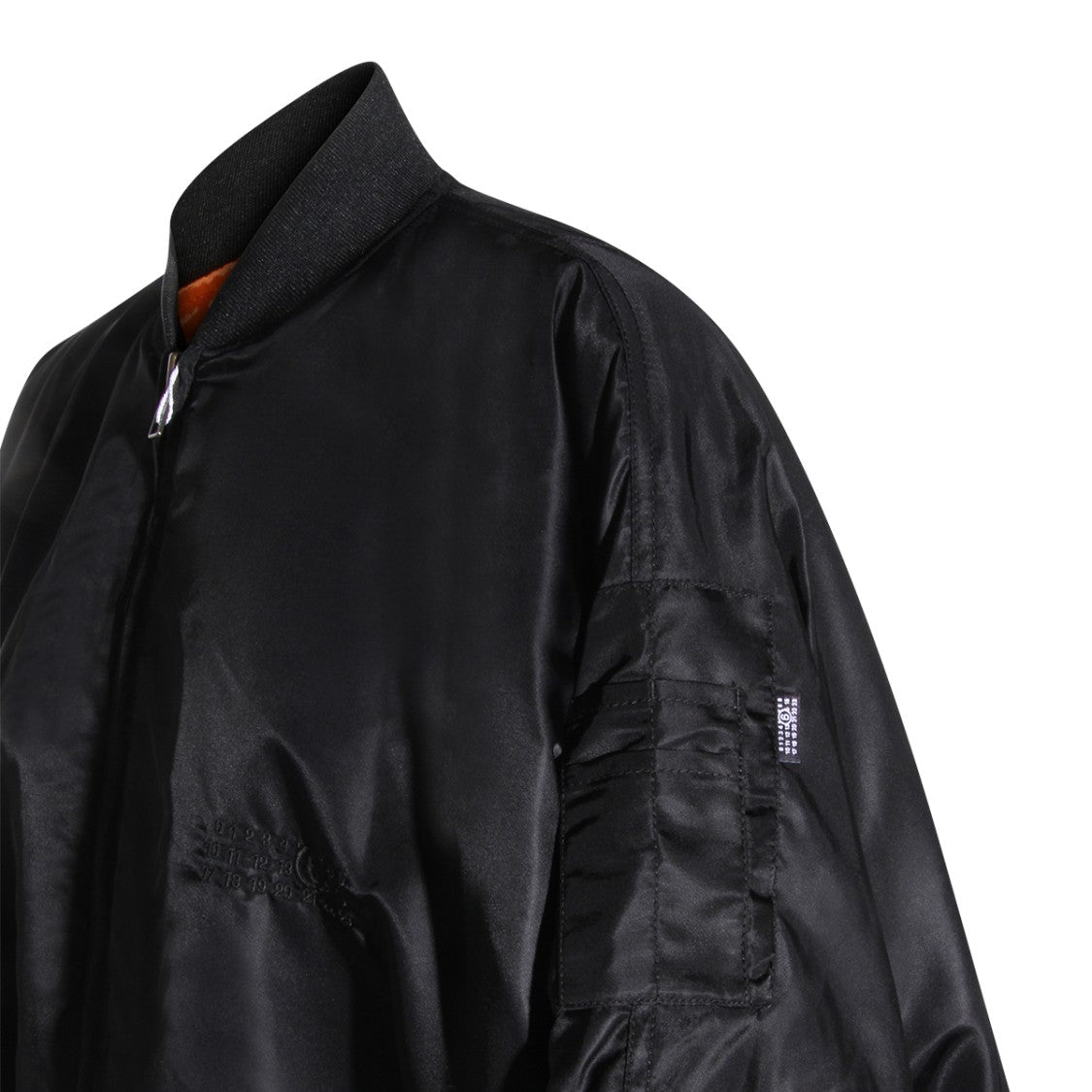 Mm6 By Maison Margiela Tailored Black Jacket With Classic Collar