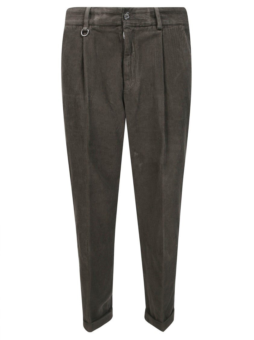 Paolo Pecora Pantalone Tessuto Chino Corduroy Chino Pants