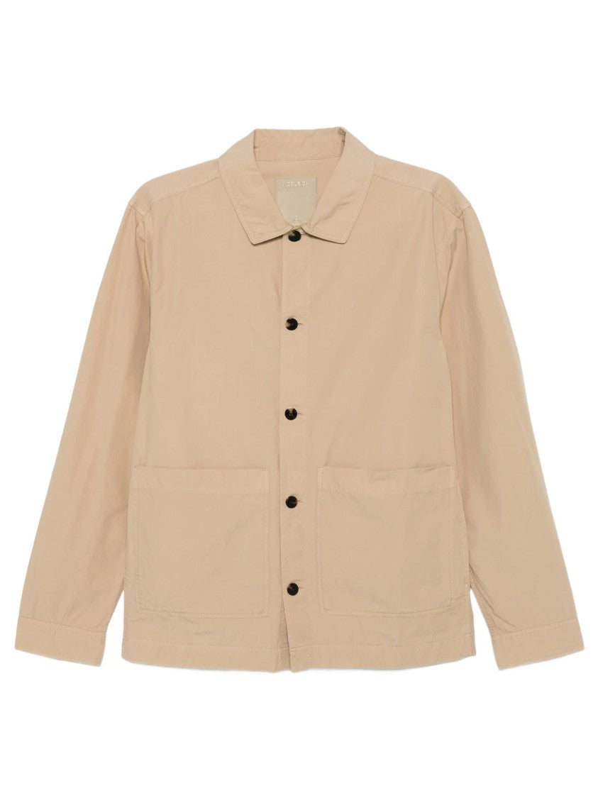 Woolrich Minimalist Cotton Classic Collar Jacket