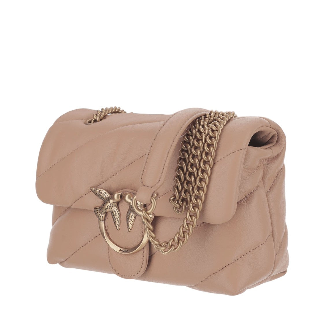 Pinko Quilted Nappa Leather Shoulder Bag