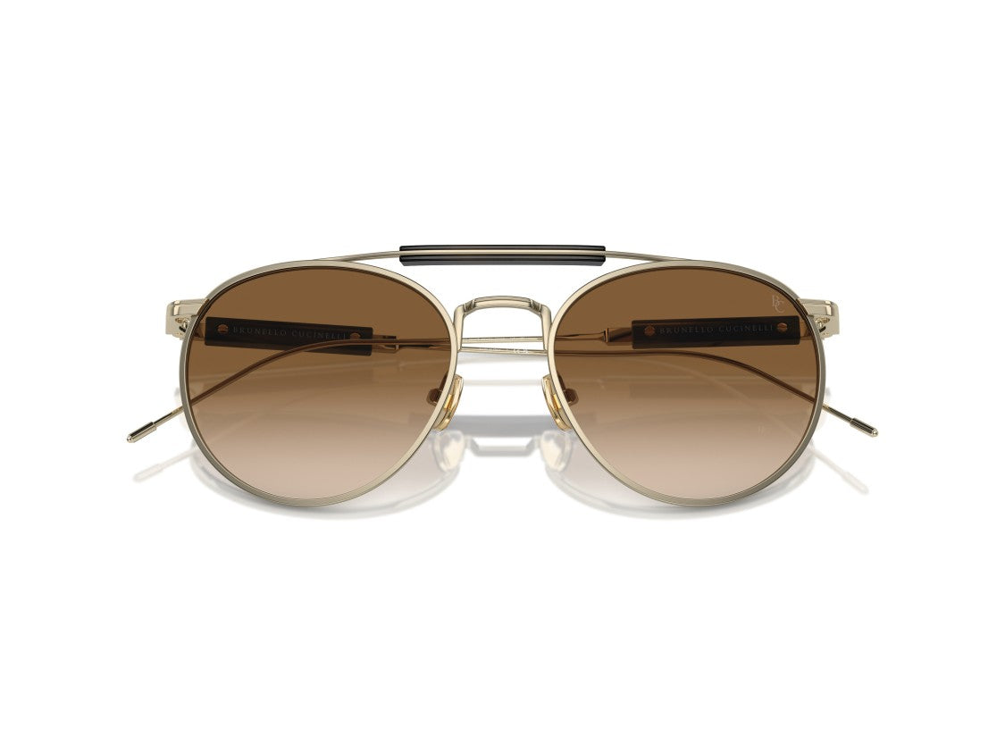 Brunello Cucinelli Brown 0Bc2004st Gradient Titanium Sunglasses