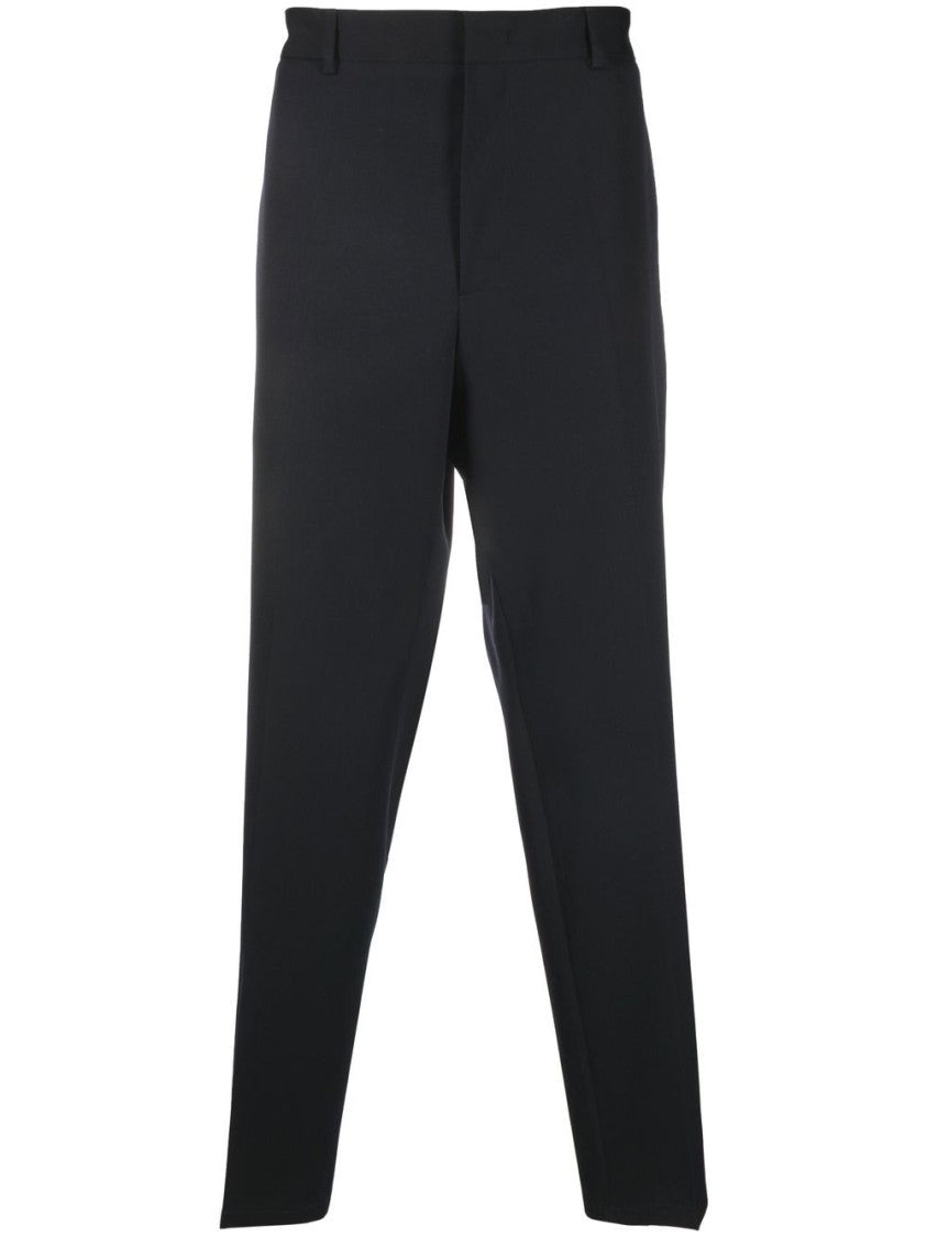 Jil Sander Blue Straight-Leg Tailored Trousers