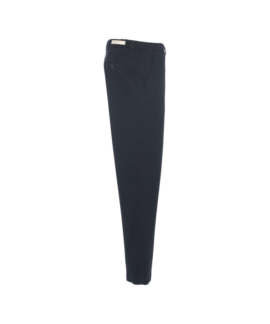 Briglia Classic Black Chino Pants With Tailored Fit And Functional Pockets