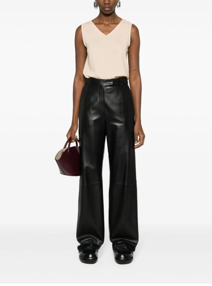 Fabiana Filippi Sleeveless V-Neck Top With Relaxed Fit