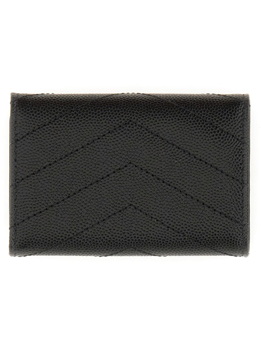 Saint Laurent Cassandre Matelassé Wallet