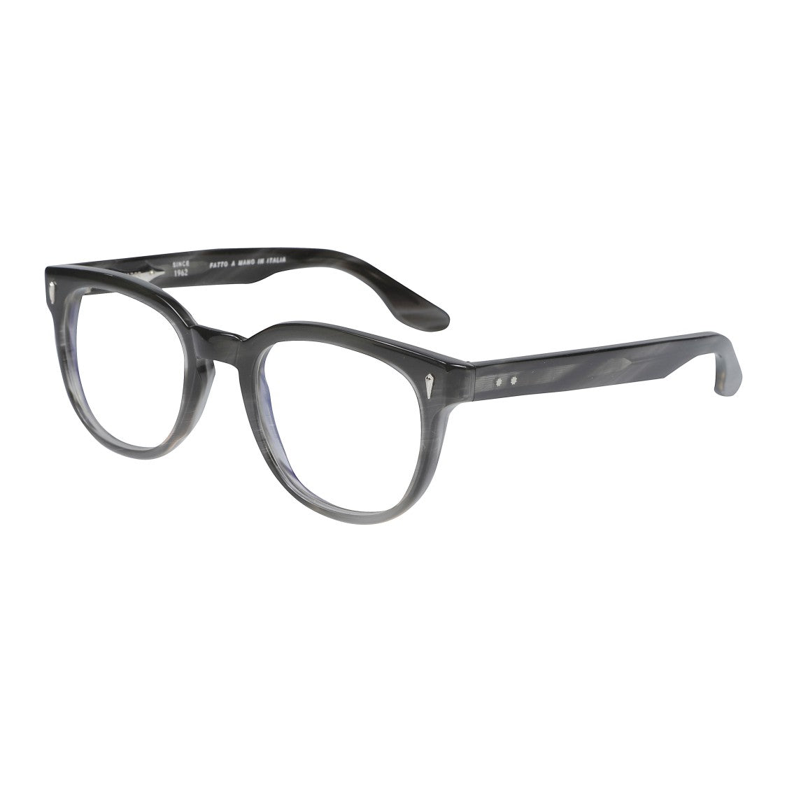 Kador Premium 11 Translucent Smoky Grey Eyeglasses With Keyhole Bridge