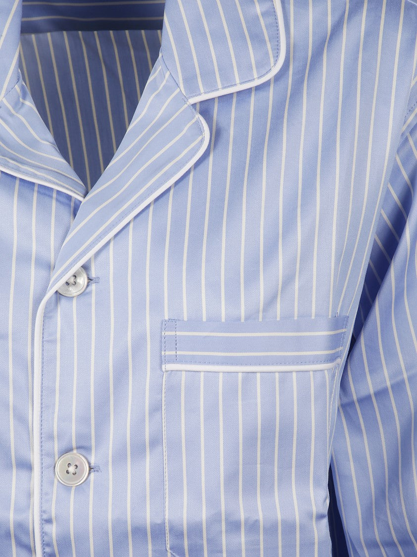 Tekla Sateen Pyjamas Shirt In Organic Cotton