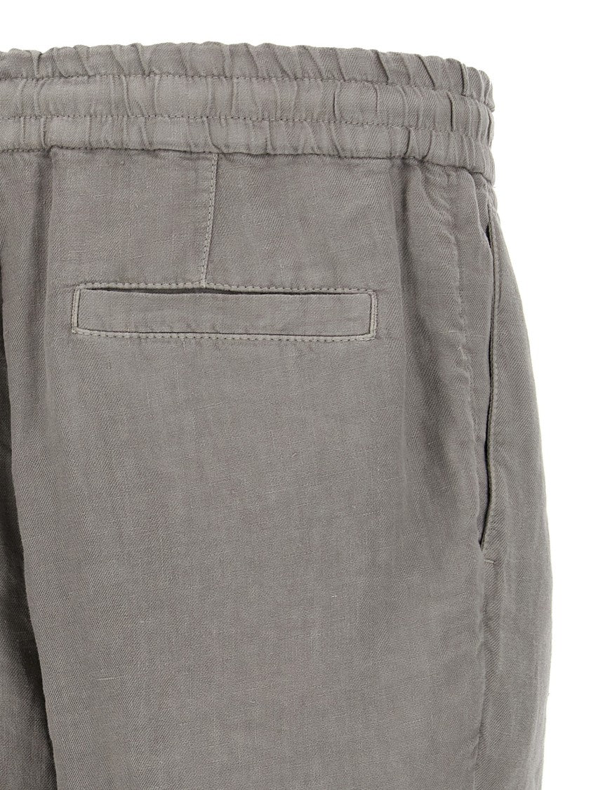 Brunello Cucinelli Garment-Dyed Linen Bermuda Shorts