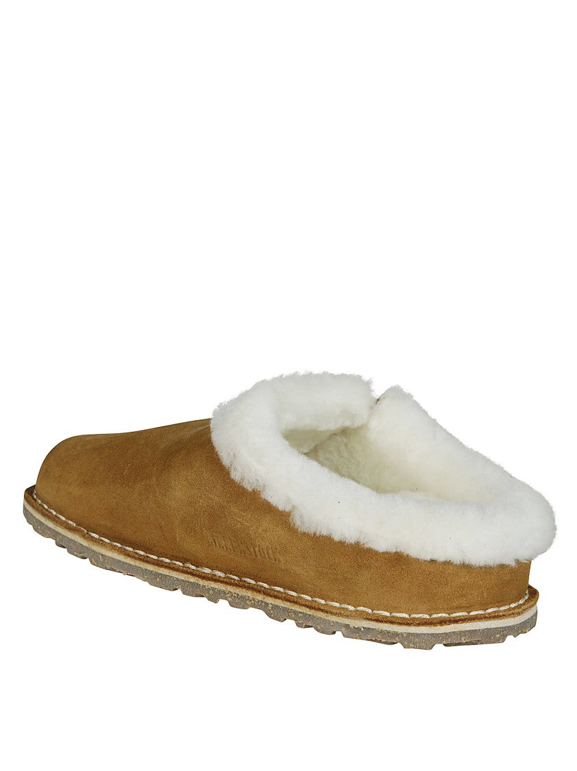 Birkenstock Zermatt Shearl Suede Leather Clogs