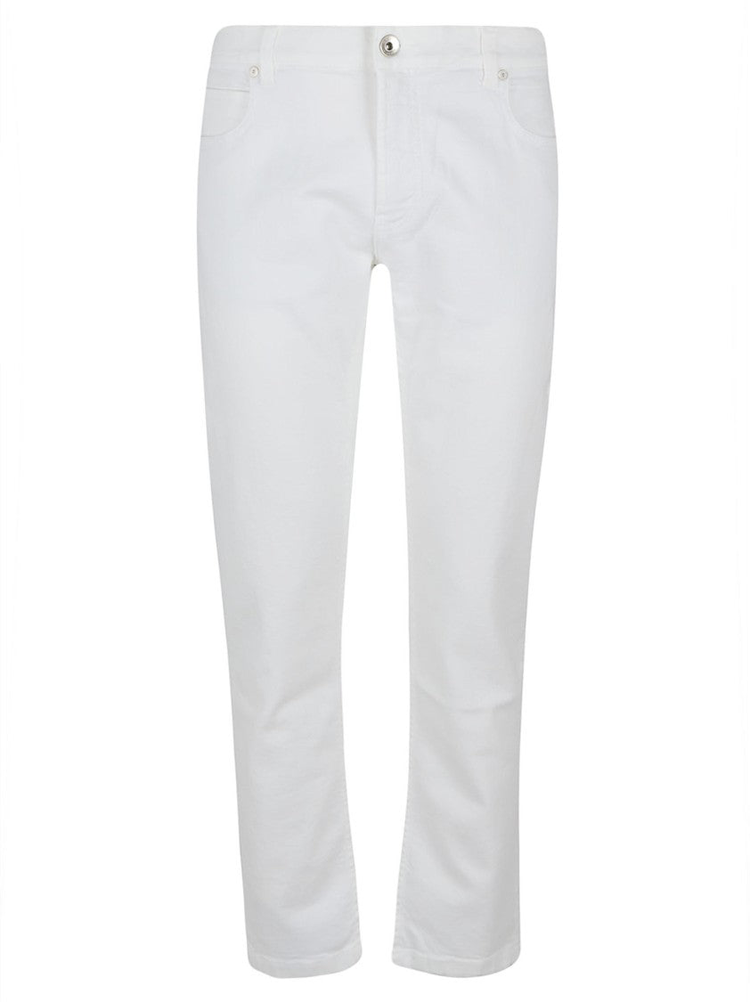 Eleventy Classic Straight-Leg Pants With Minimalist Design