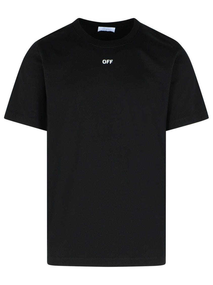 Off-White 'Brush Arrow' Black Cotton T-Shirt