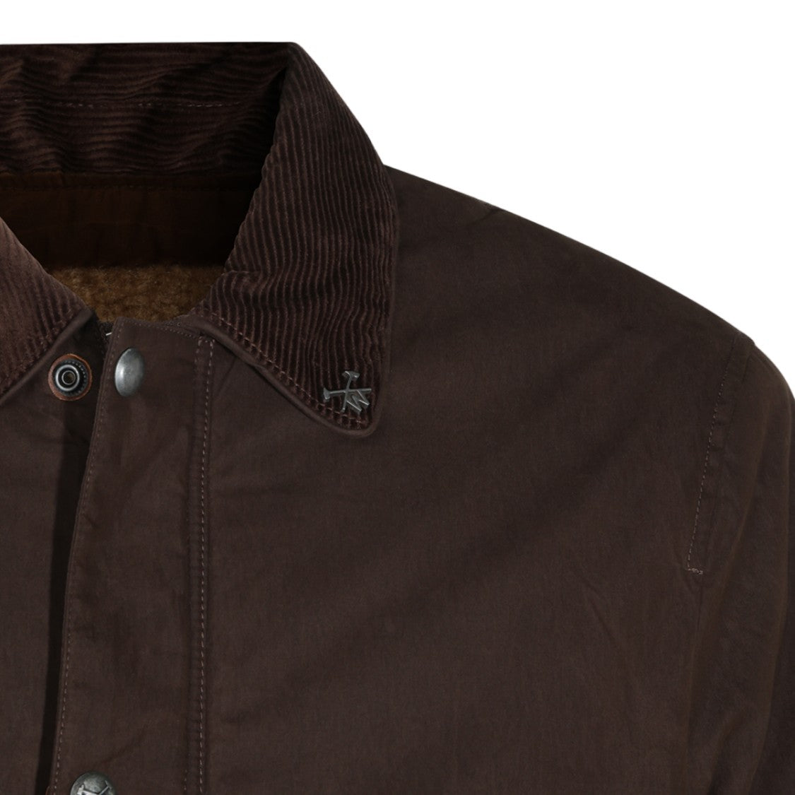 Waxed Waxed Finish Casual Jacket