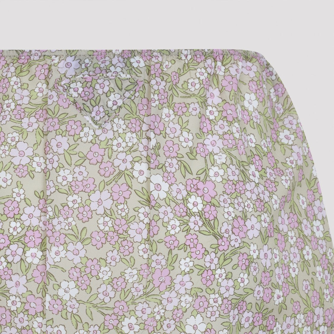 Prada Knee-Length Floral Print Midi Skirt