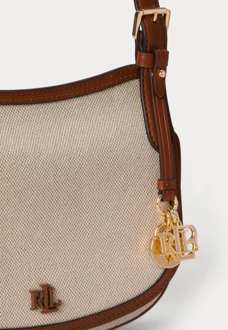 Lauren Ralph Lauren Structured Rectangular Shoulder Bag With Textured Fabric