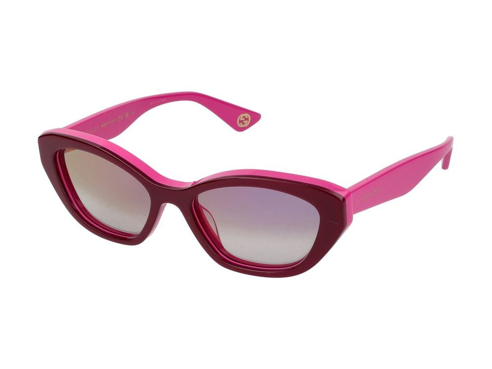 Gucci Sunglasses Gucci Gg1638s 003 Burgundy Fuchsia Red 54/17/145