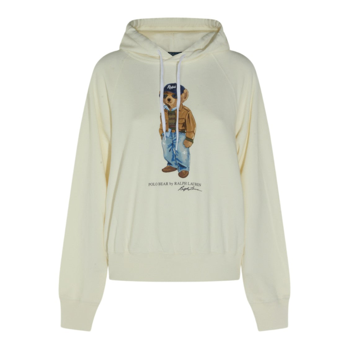 Polo Ralph Lauren Relaxed Fit Hoodie With Playful Bear Graphic