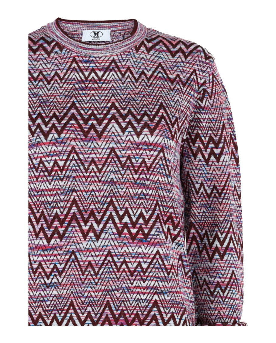 M Missoni Oversized Zigzag Sweater