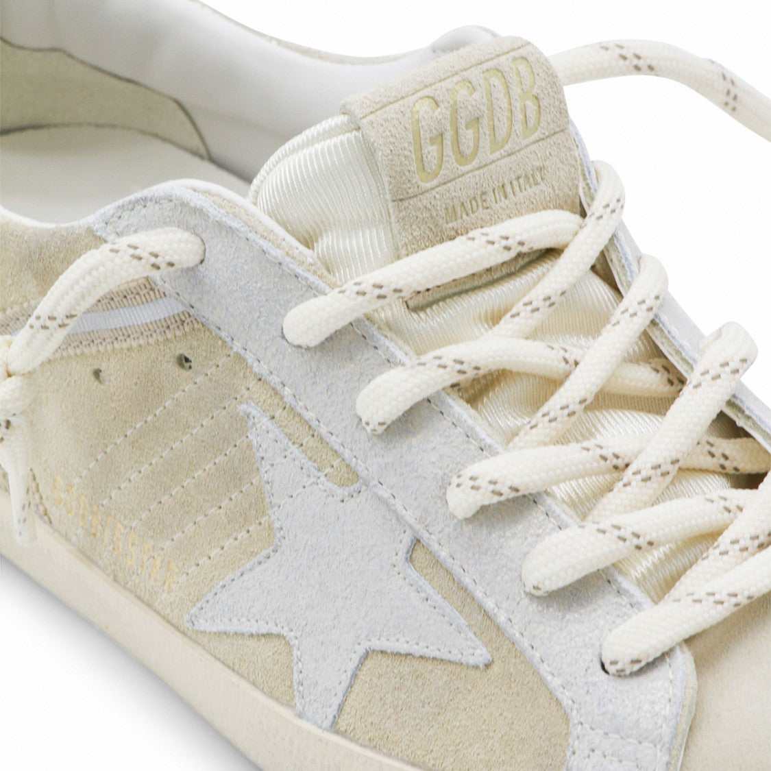 Golden Goose Vintage-Inspired Beige Suede Low-Top Sneakers