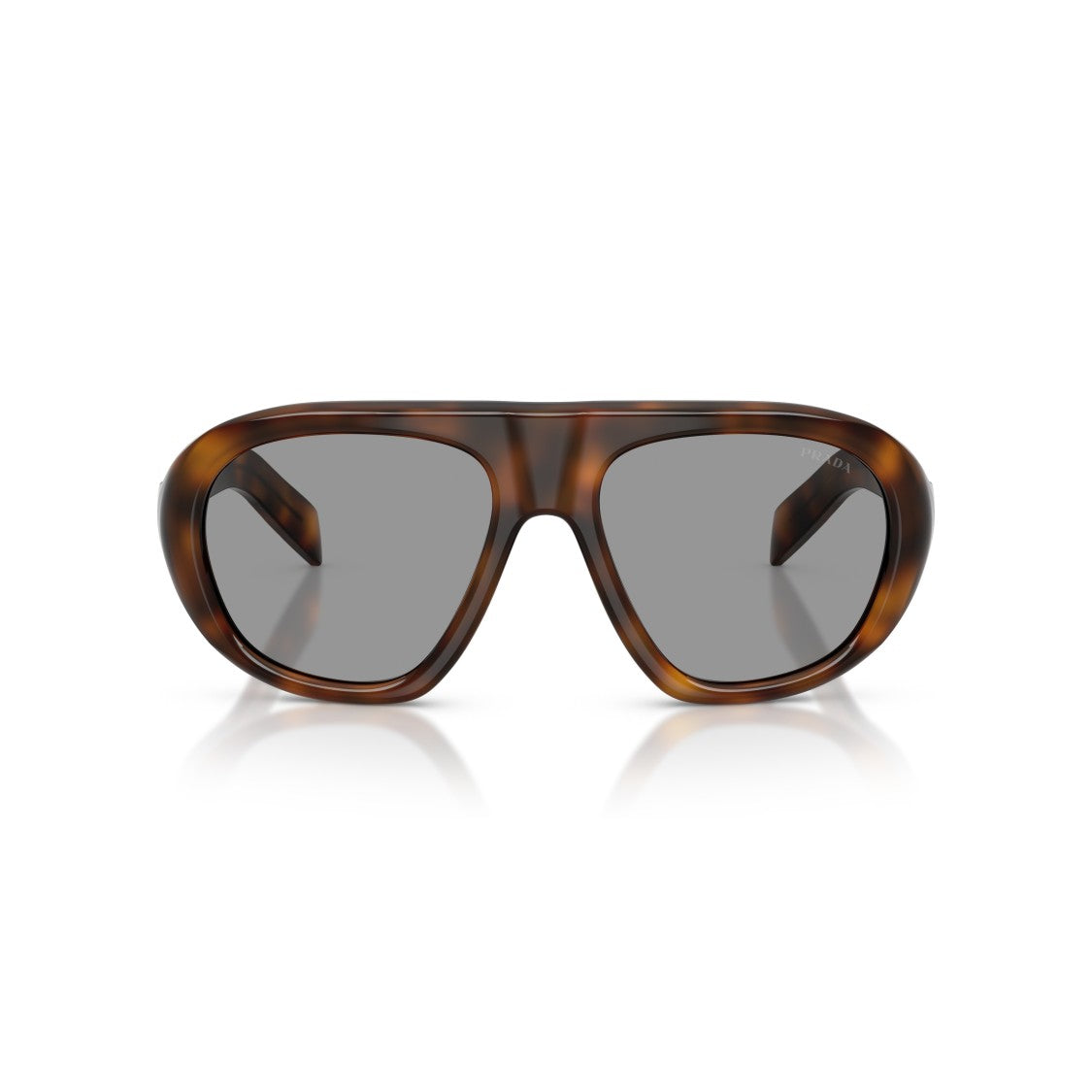 Prada 0Pr C05s Oversized Tortoiseshell Aviator Sunglasses