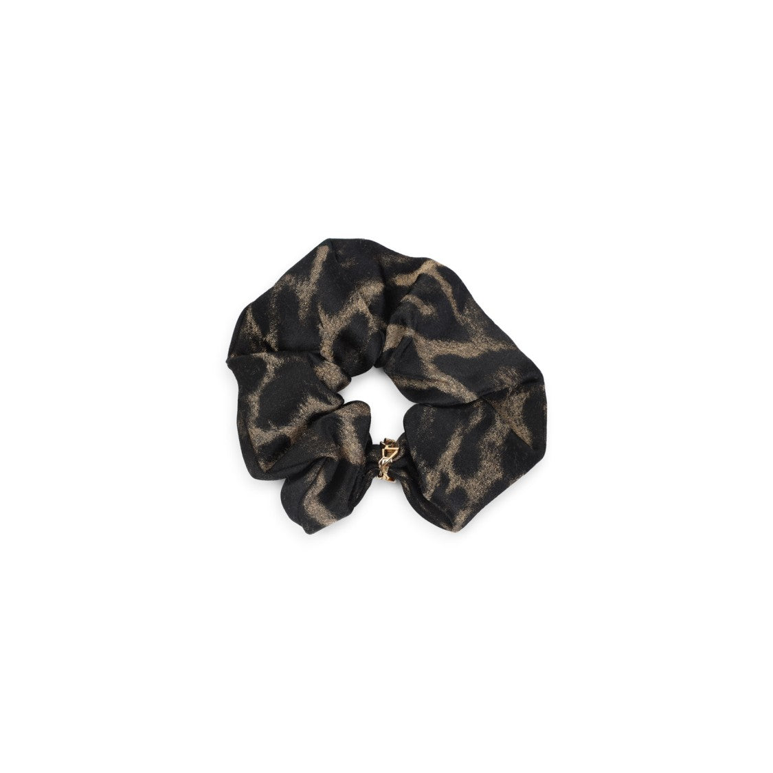 Saint Laurent Beige Silk Scrunchie