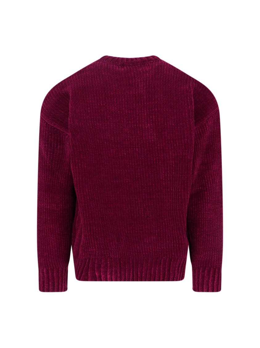Bonsai Chenille Sweater – Bordeaux Red