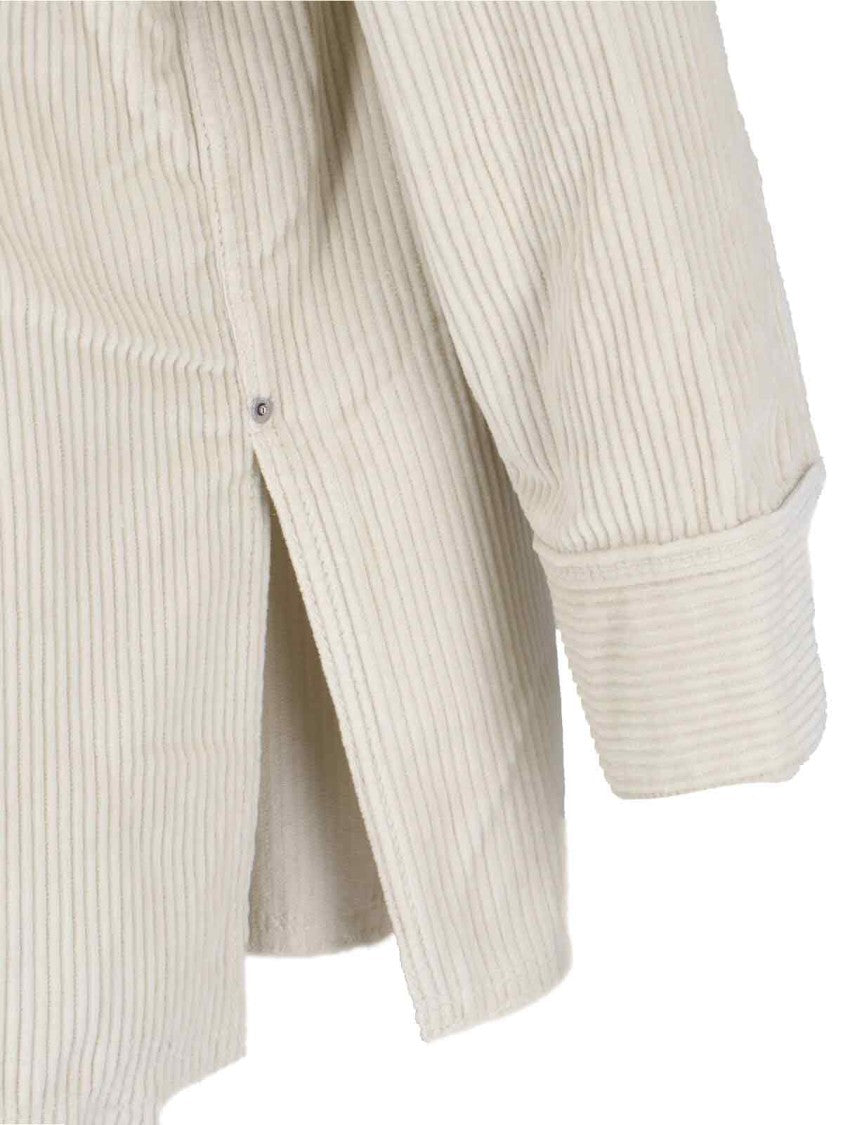 Ami Paris Corduroy Shirt – White