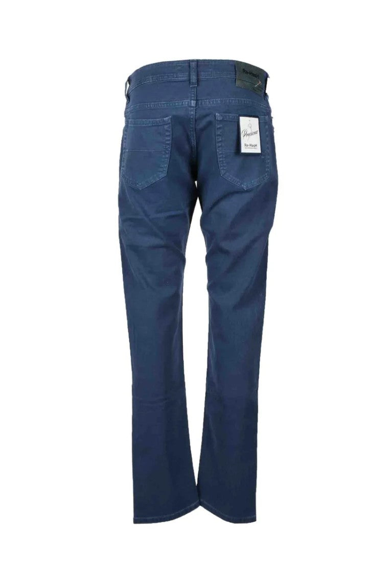 Re-Hash Cotton Stretch Trousers With Slim Fit And Classic Design