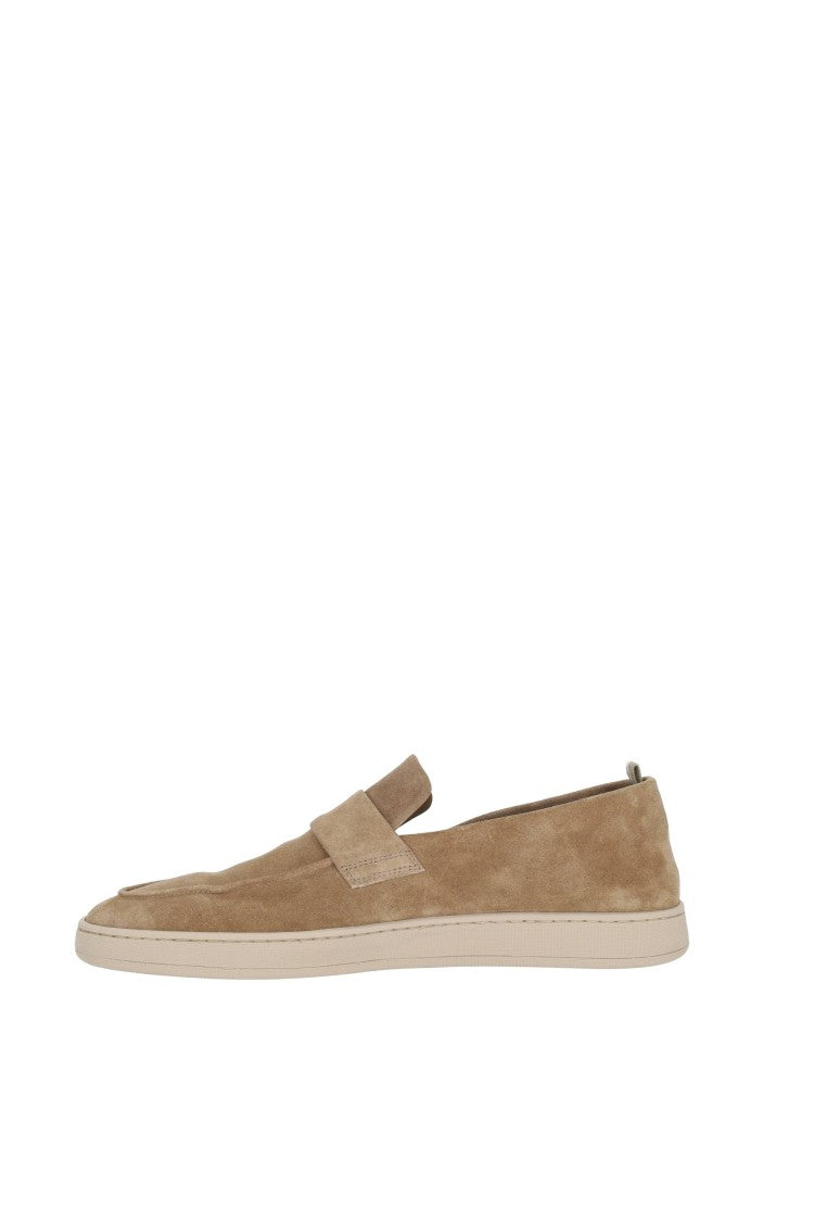 Officine Creative Herbie 001 Unlined Suede Latex-Sole Slip-Ons