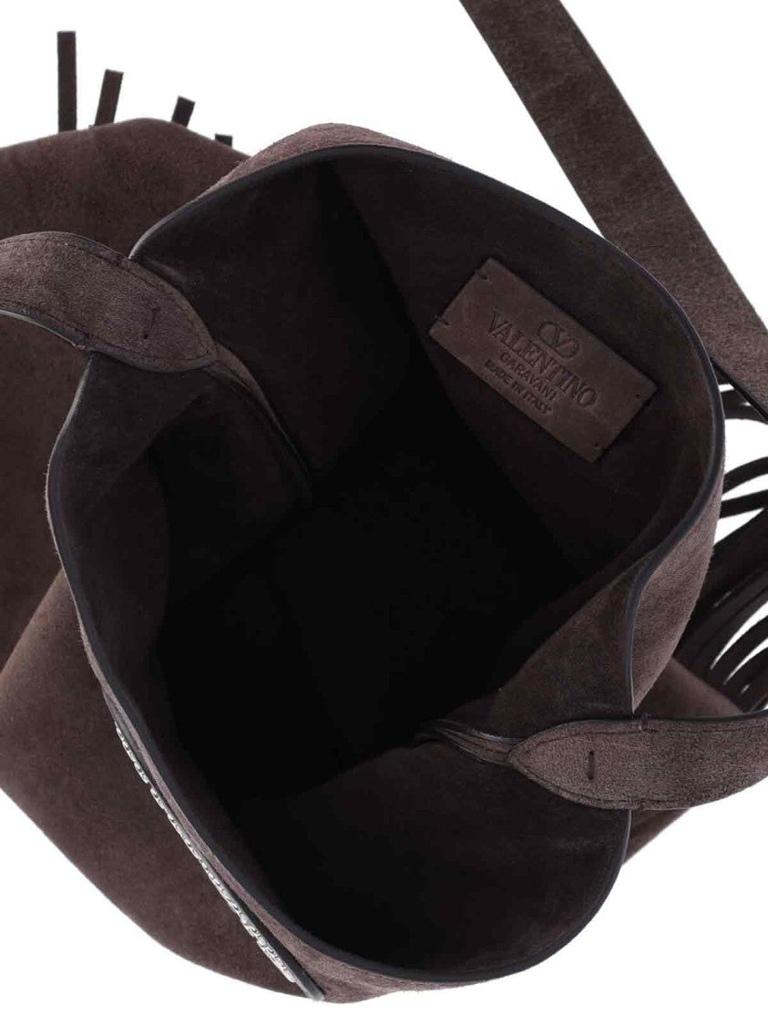 Valentino Garavani "Rockstud" Clutch Bag – Black