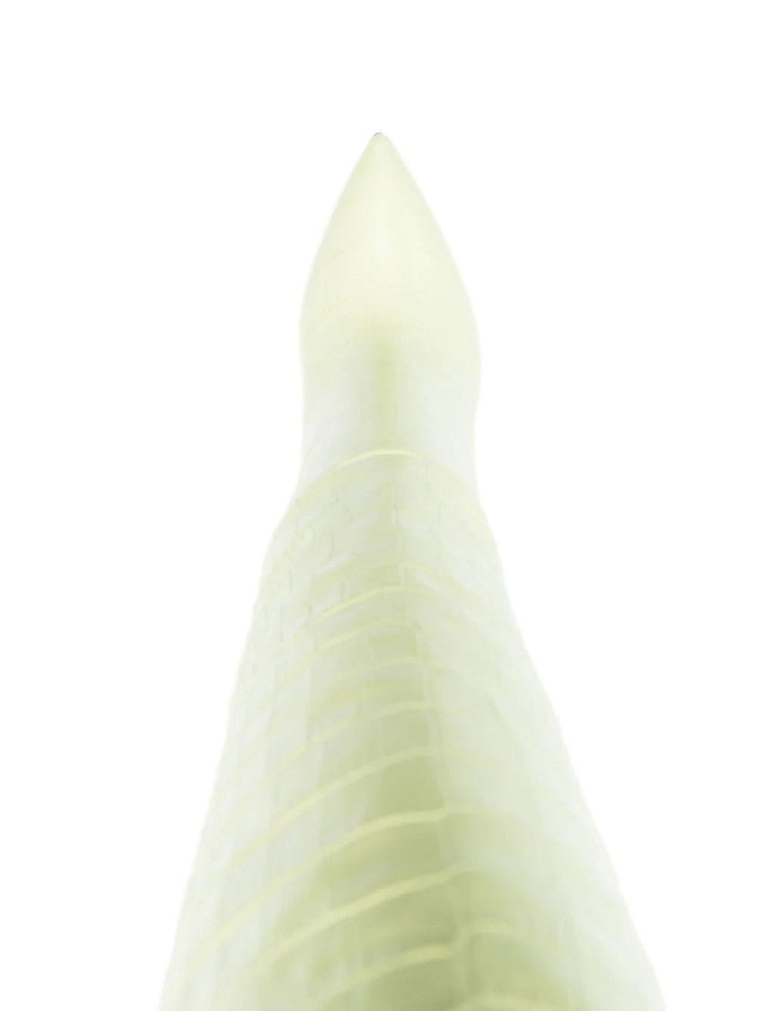 Paris Texas Textured Green Stiletto Long Boots