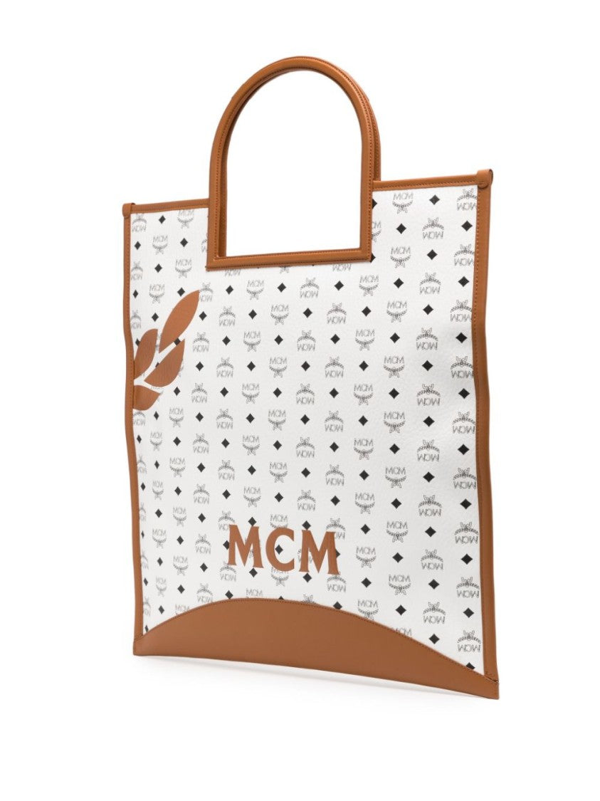Mcm Shopping Bag With Logo