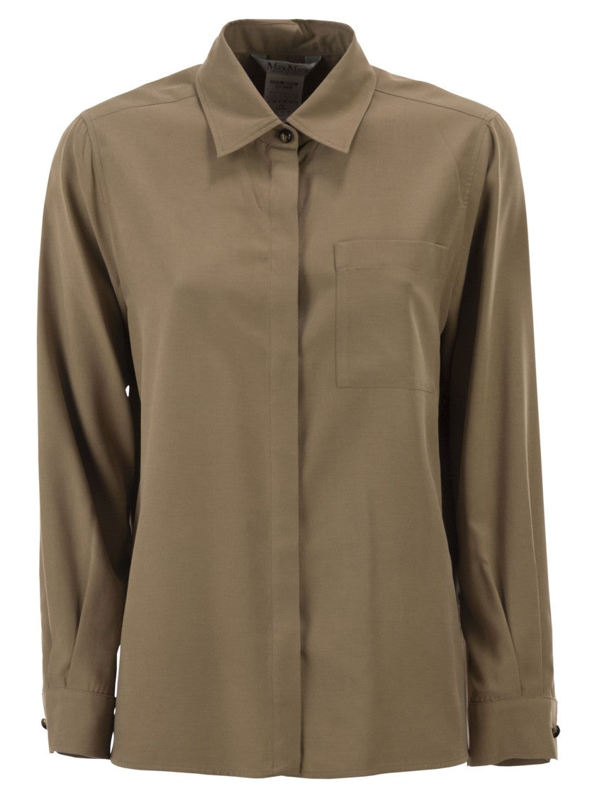 Max Mara Mxmsiamese - Silk Canvas Shirt