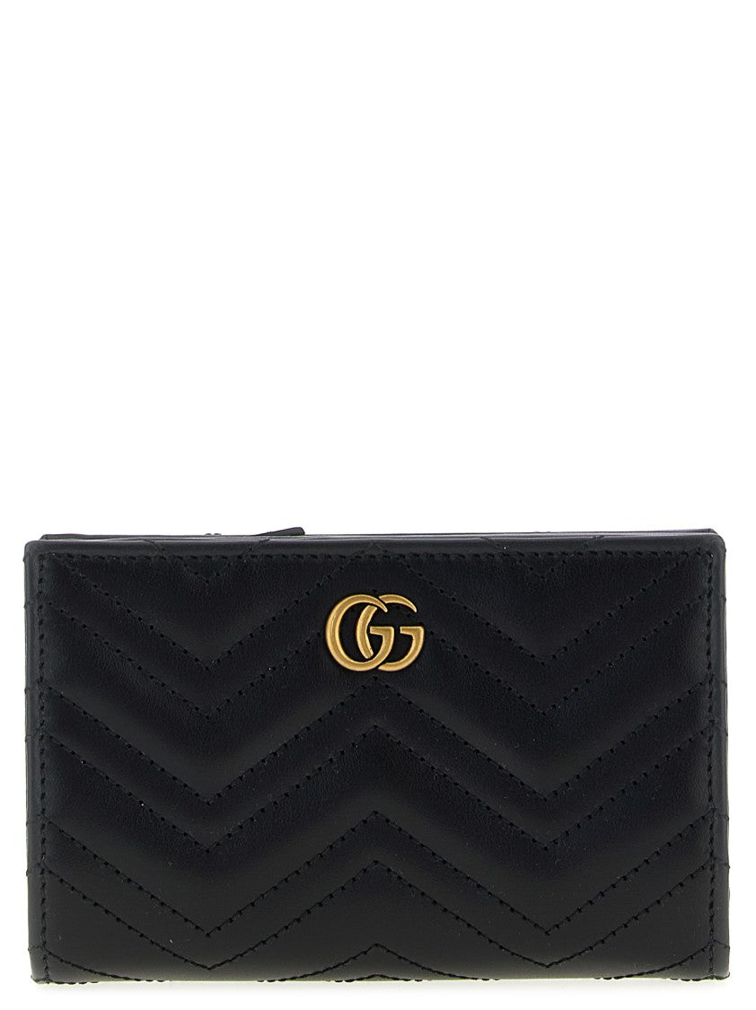 Gucci Chevron-Patterned Matelassé Leather Wallet
