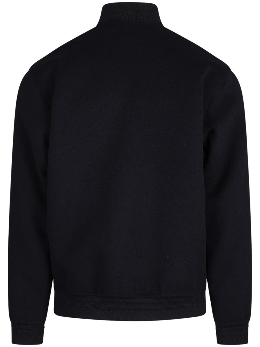 Paltò Gaspare Cropped High Stand Collar Wool Jacket