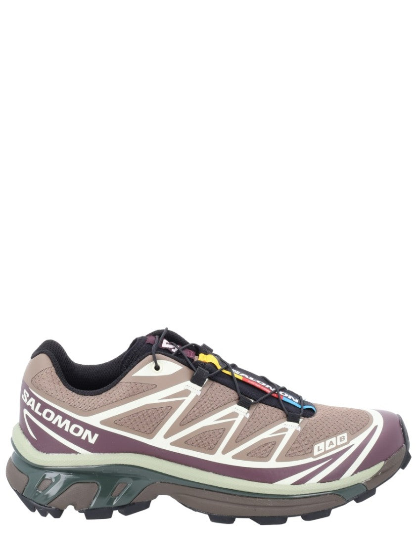 Salomon Muted Brown Xt-6 Mesh Sneakers