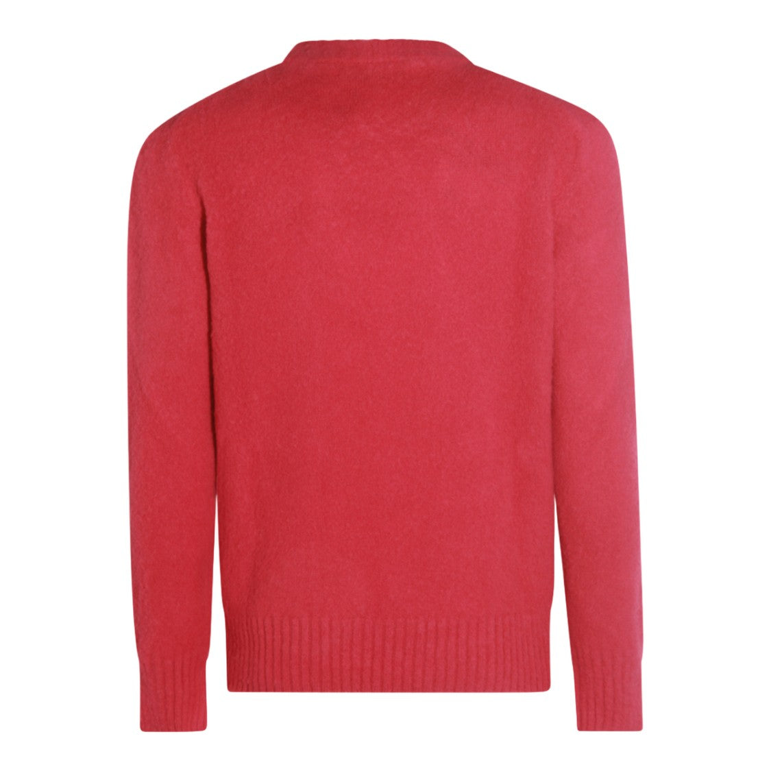 Piacenza Cashmere Classic Crew Neck Sweater In Red