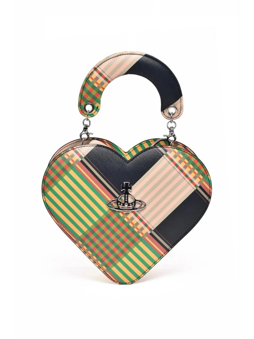 Vivienne Westwood Multicolor Polyurethane Plaid Shoulder Bag